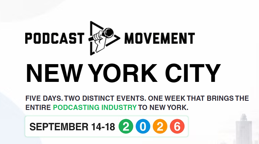 Got My Ticket For Podcast Movement 2026 In NYC